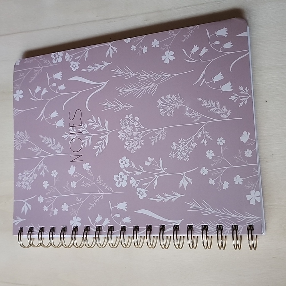 Brand New Fringe Dusty Rose Botanicals  Spiral 📓 Notebook